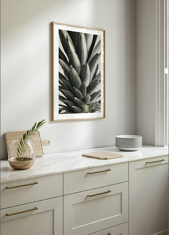 Pineapple close up Poster