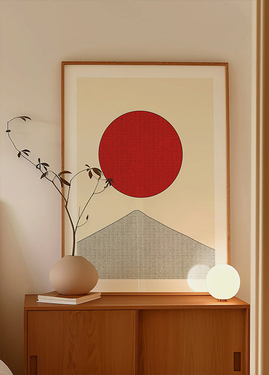 Japanese Sunrise Poster