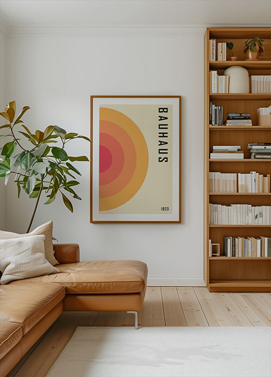 Bauhaus 1923, Geometric Abstract Poster