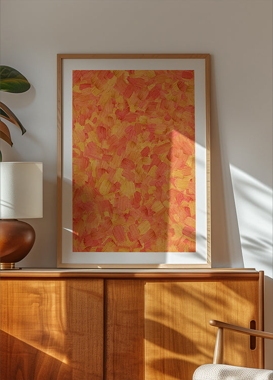 The Abstract Orange Poster