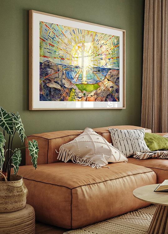 The Sun by Edvard Munch Poster