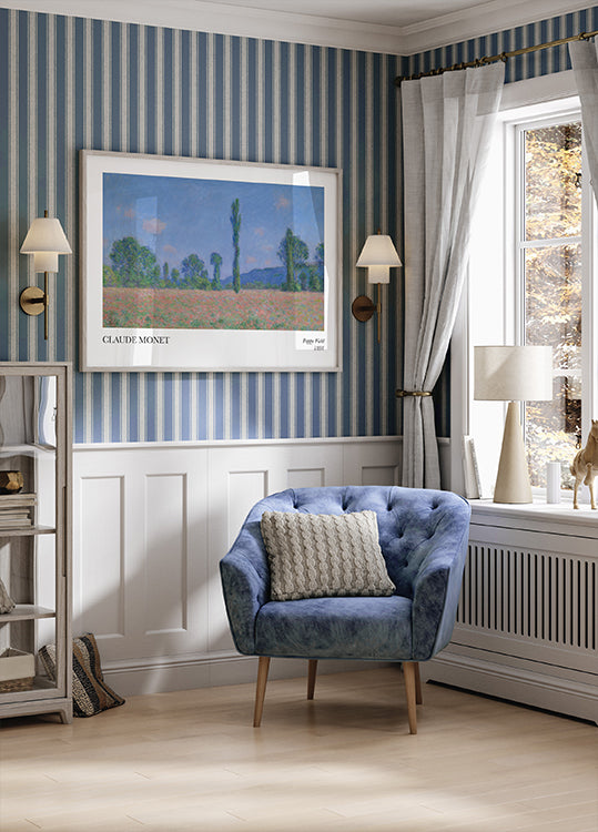 Claude Monet - Poppy Field Poster