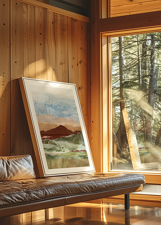 Plateau Mirage Portrait Poster