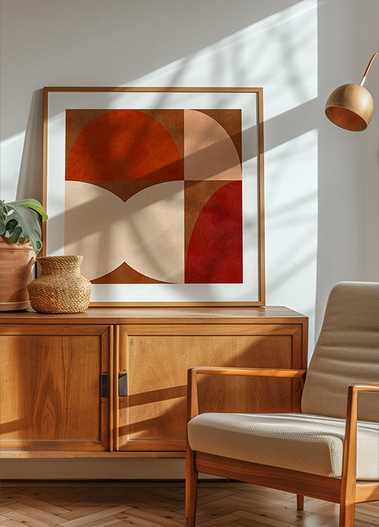 Autumn Mid Century  Earthy 14 Poster