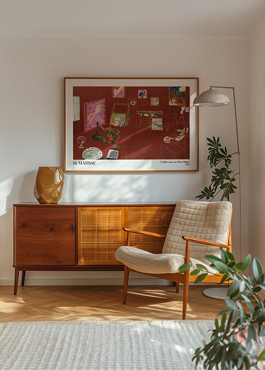 Henri Matisse - L_Atelier rouge Poster