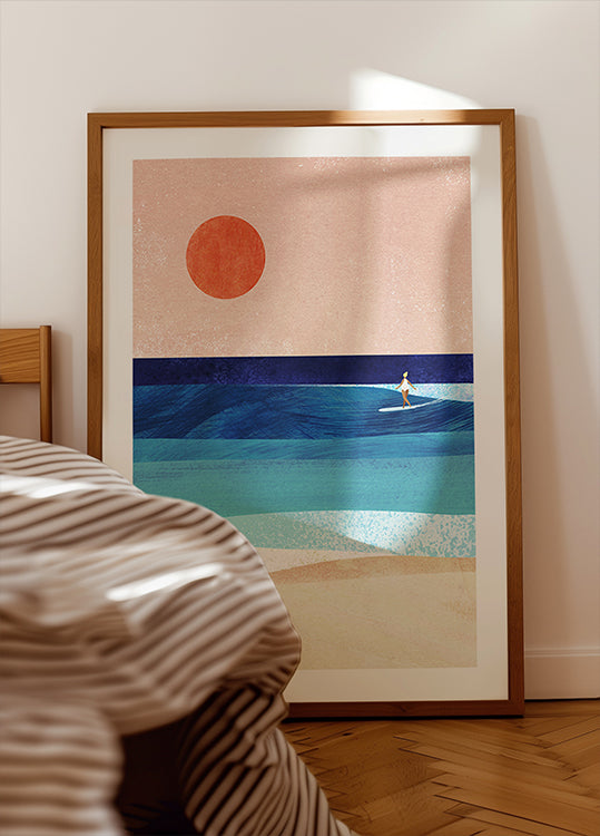 Surf Girl Poster