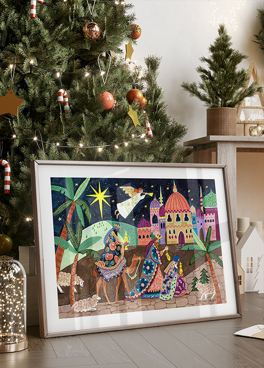 Three Wise Men and an Angel Poster