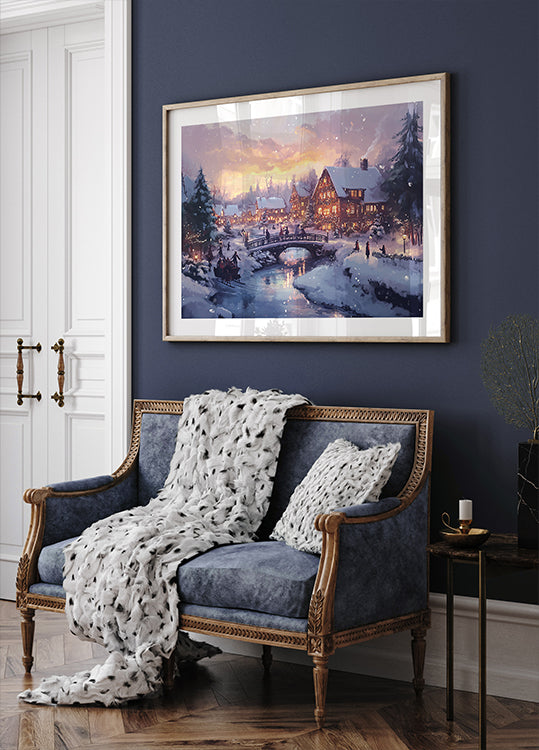 Pictufy Christmas Village Poster