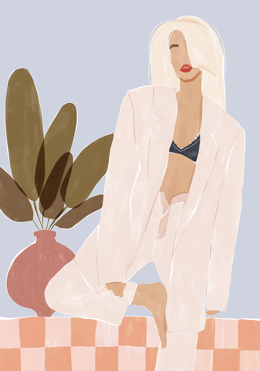 Too Lazy To Yoga Poster