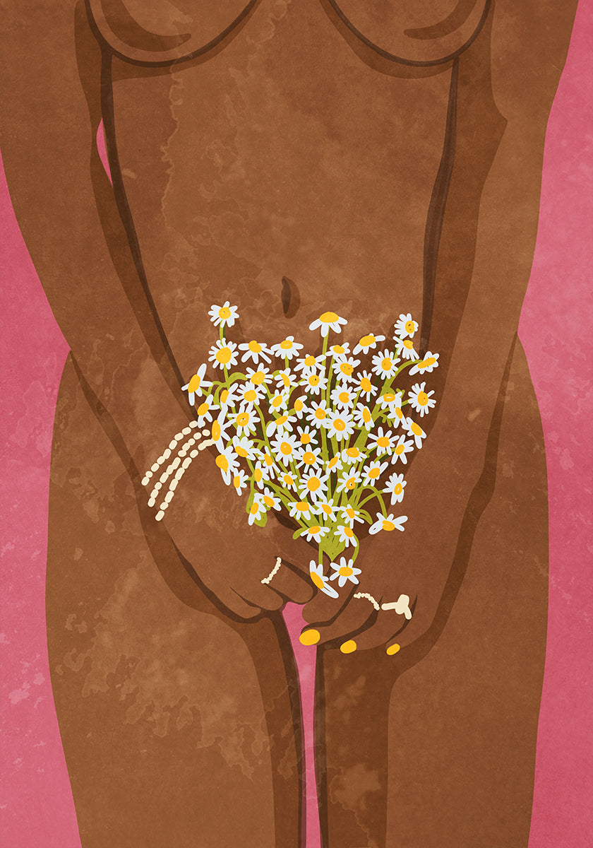 Wearing Floweers Poster