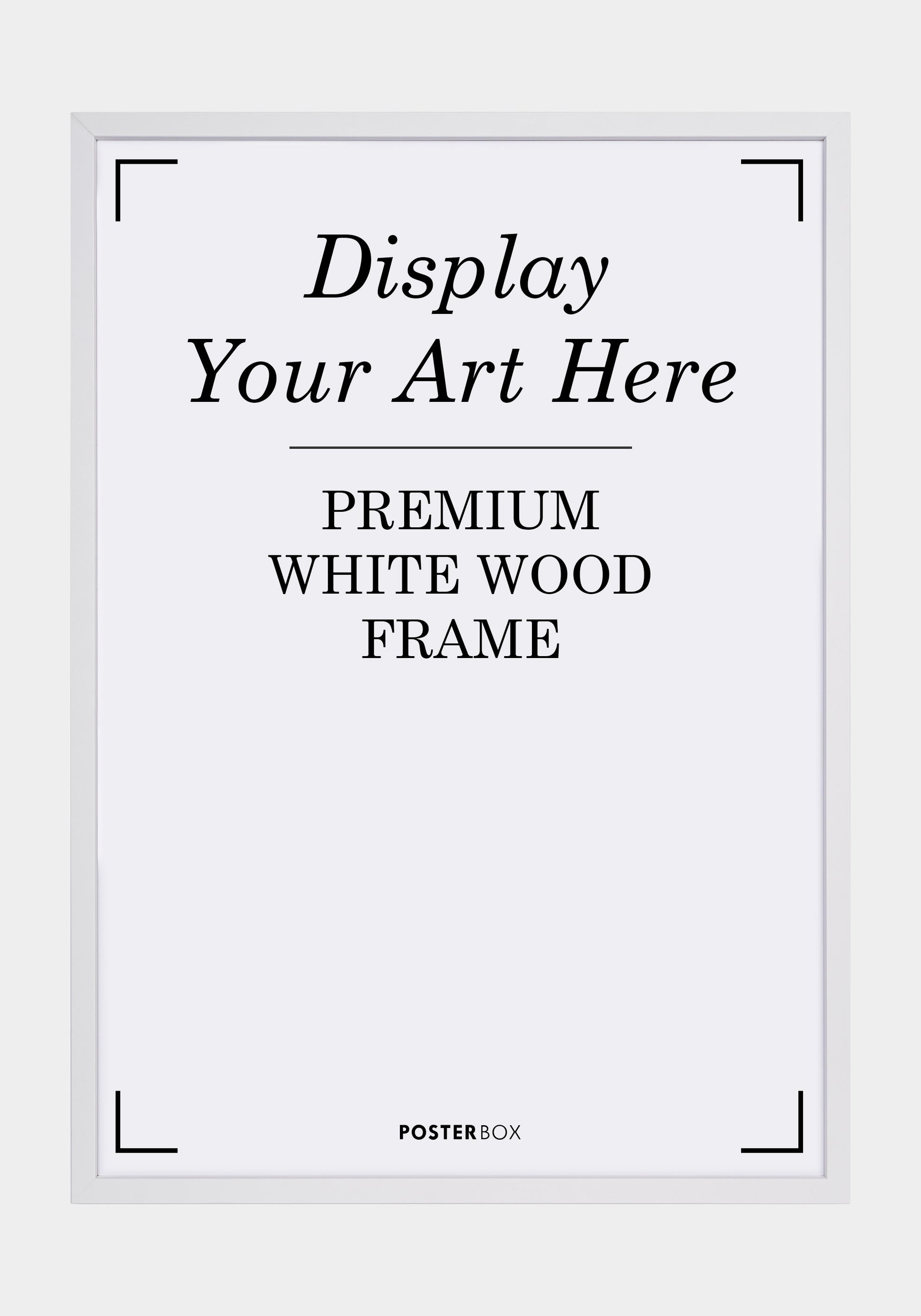 Premium Wood frame Nielsen White
