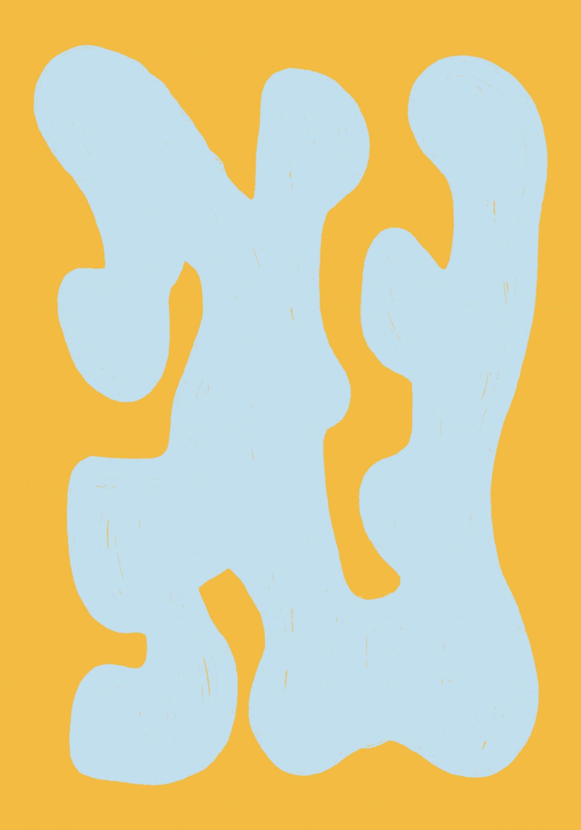 Fluid Blue Shapes