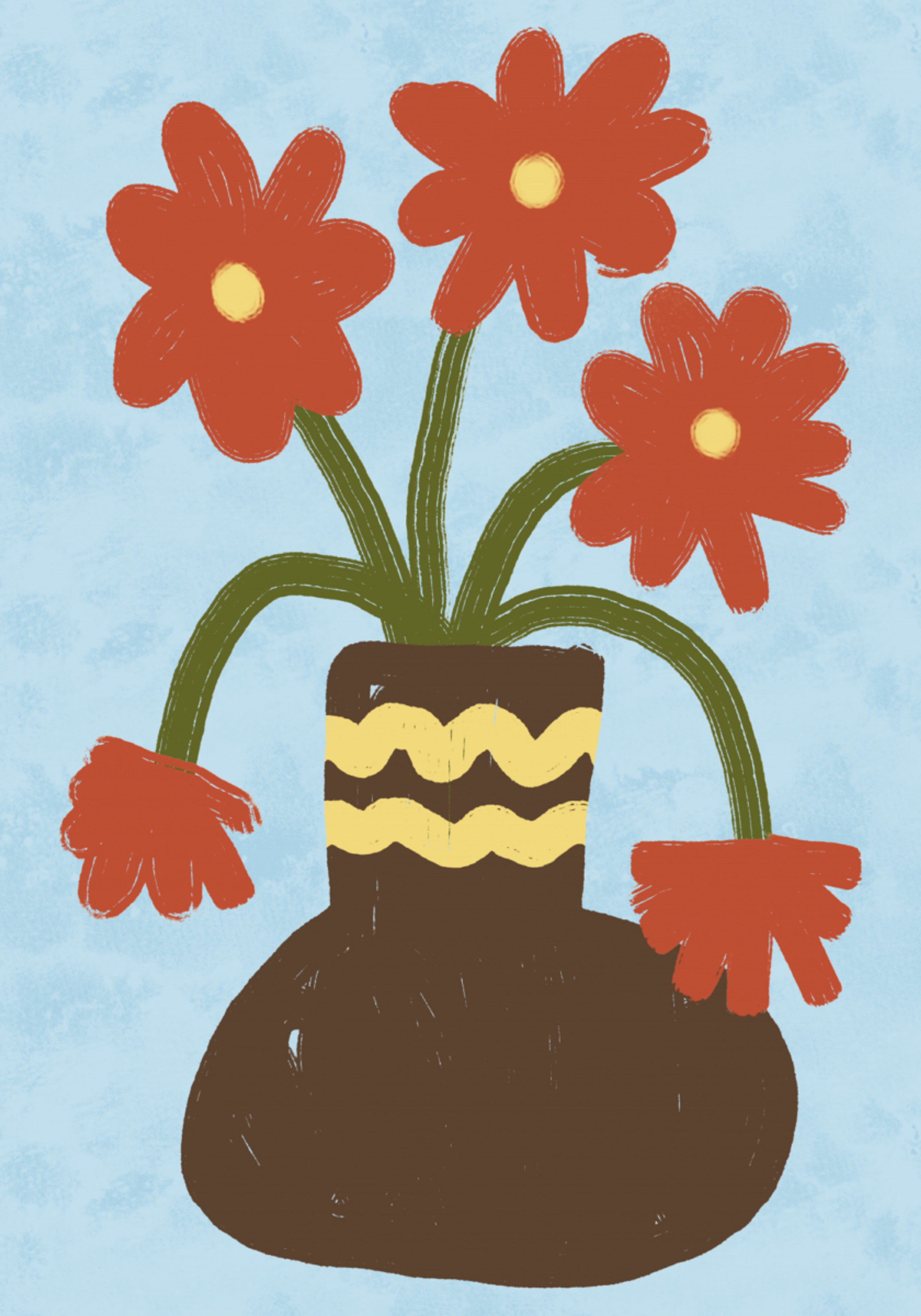 Cheerful Folk Flowers