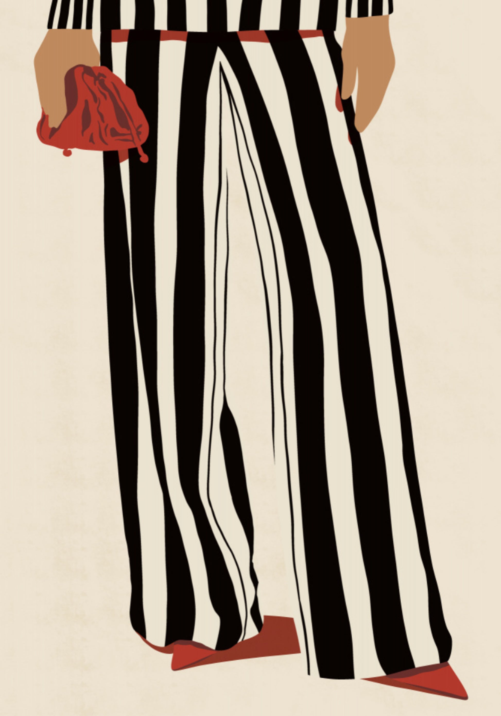 Red Heels and Stripes