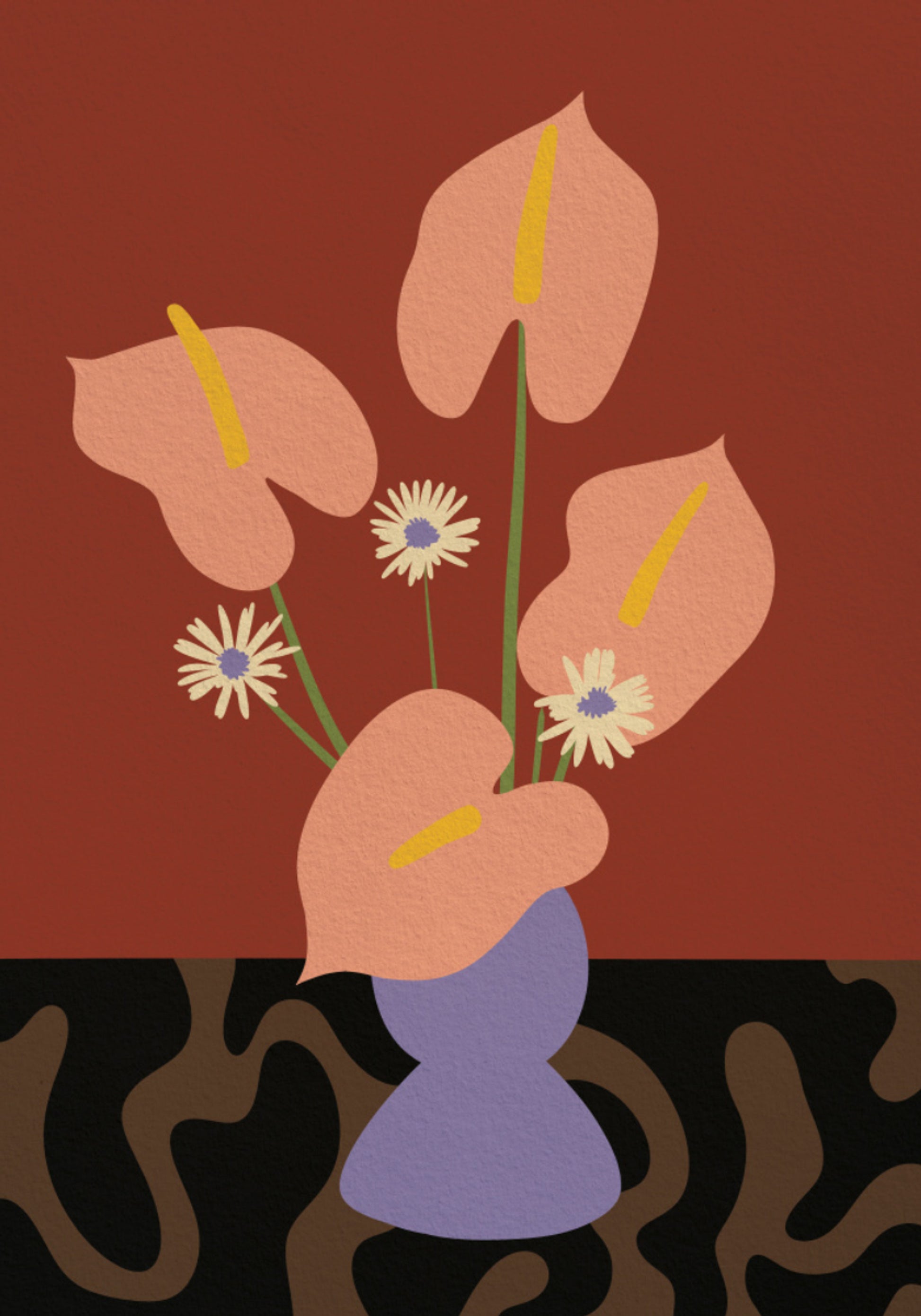Warm Floral Still Life
