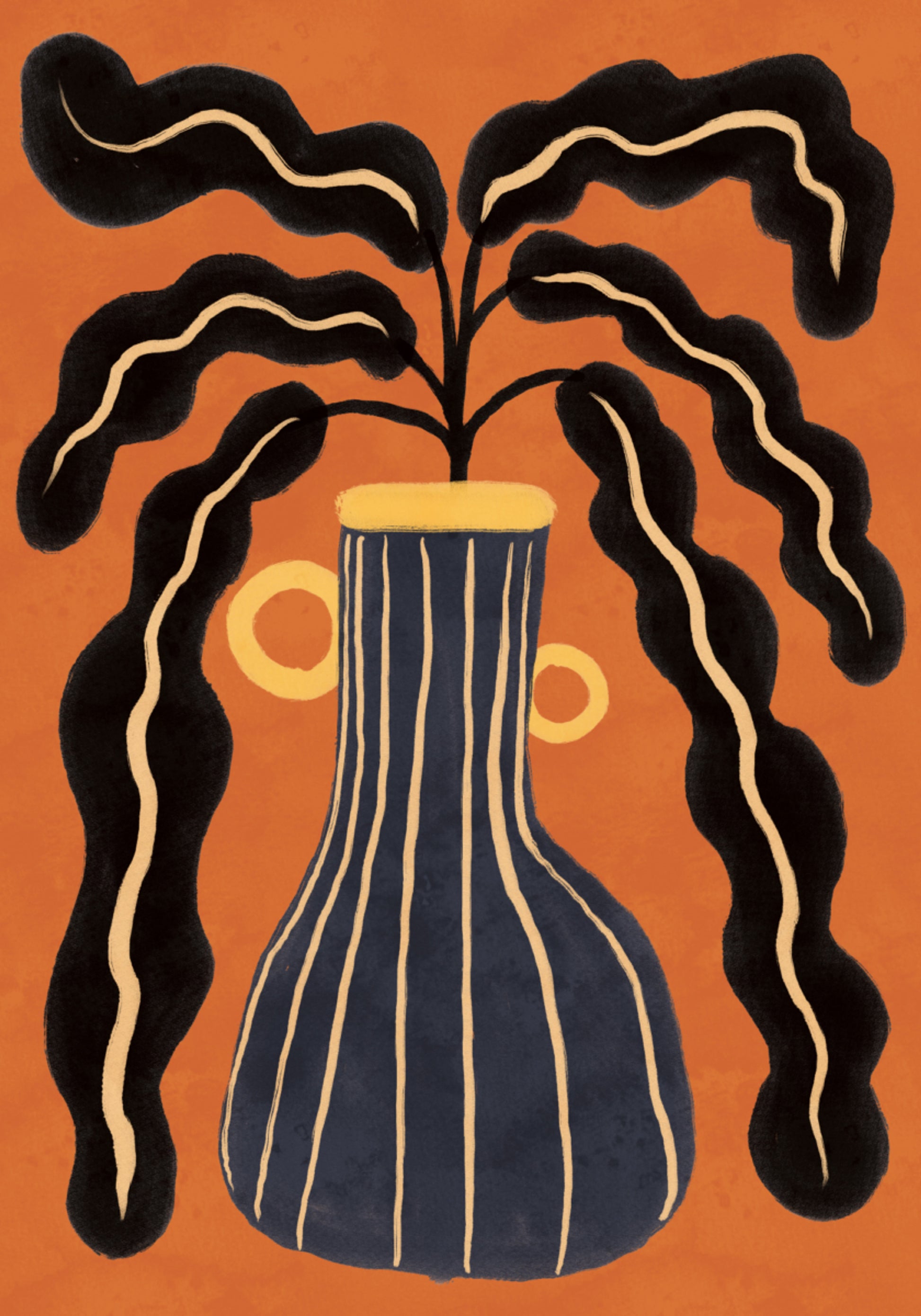 Modern Botanical Vase