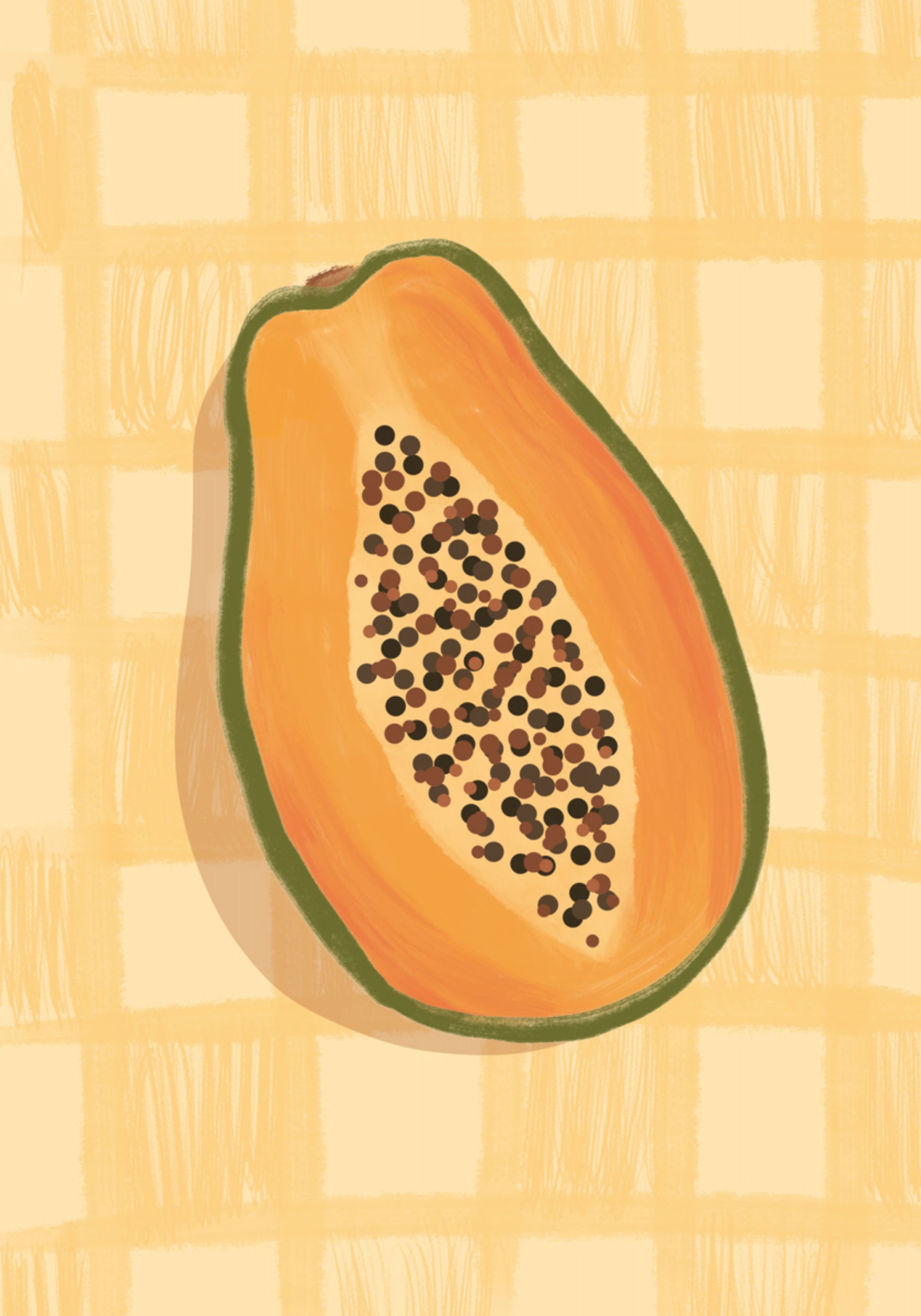 Fresh Papaya Slice