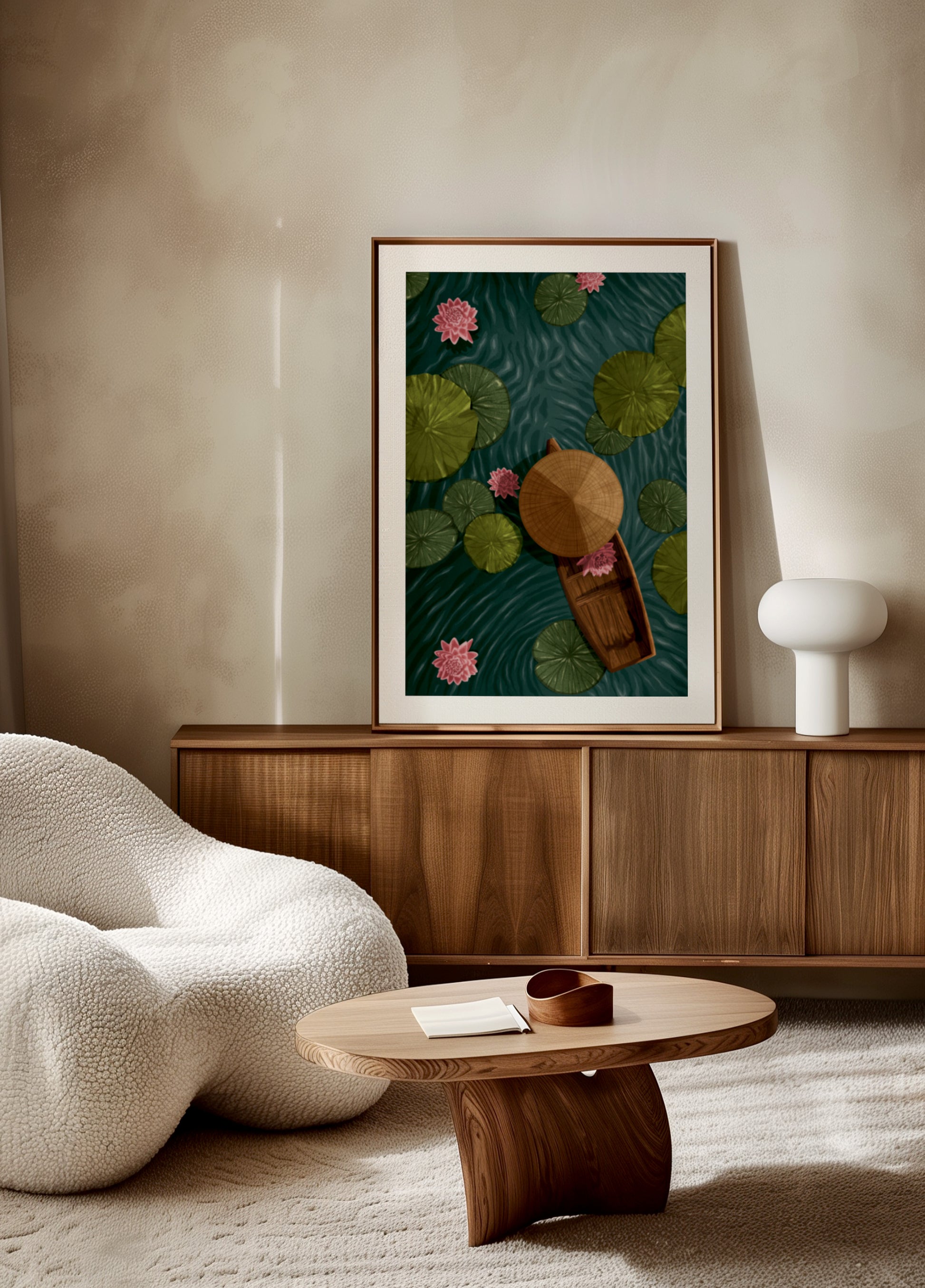 Tranquil Lotus Boat