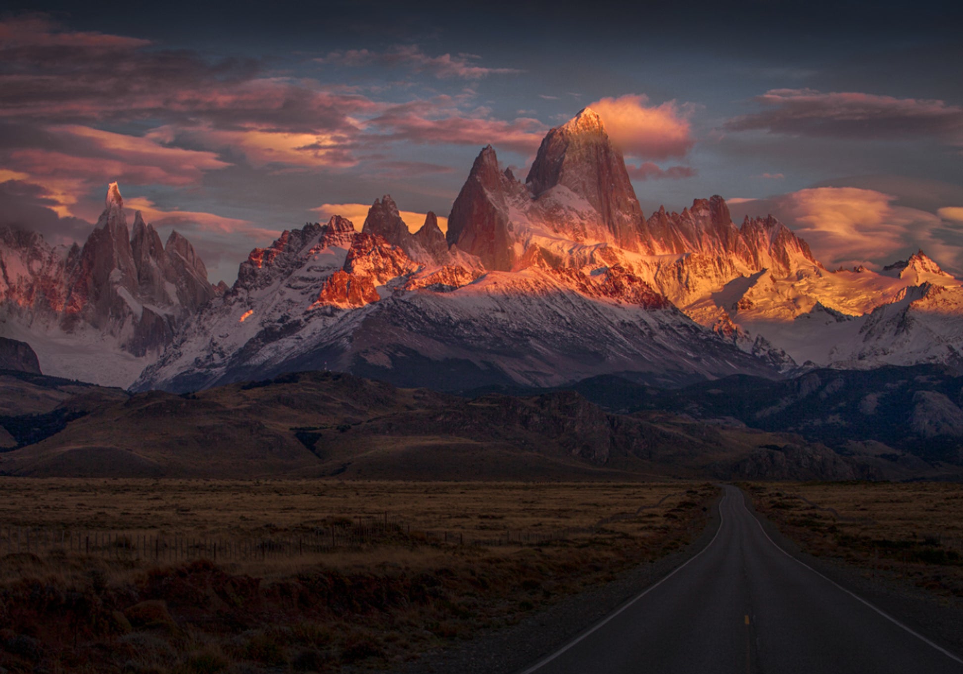 Golden Patagonia Sunset