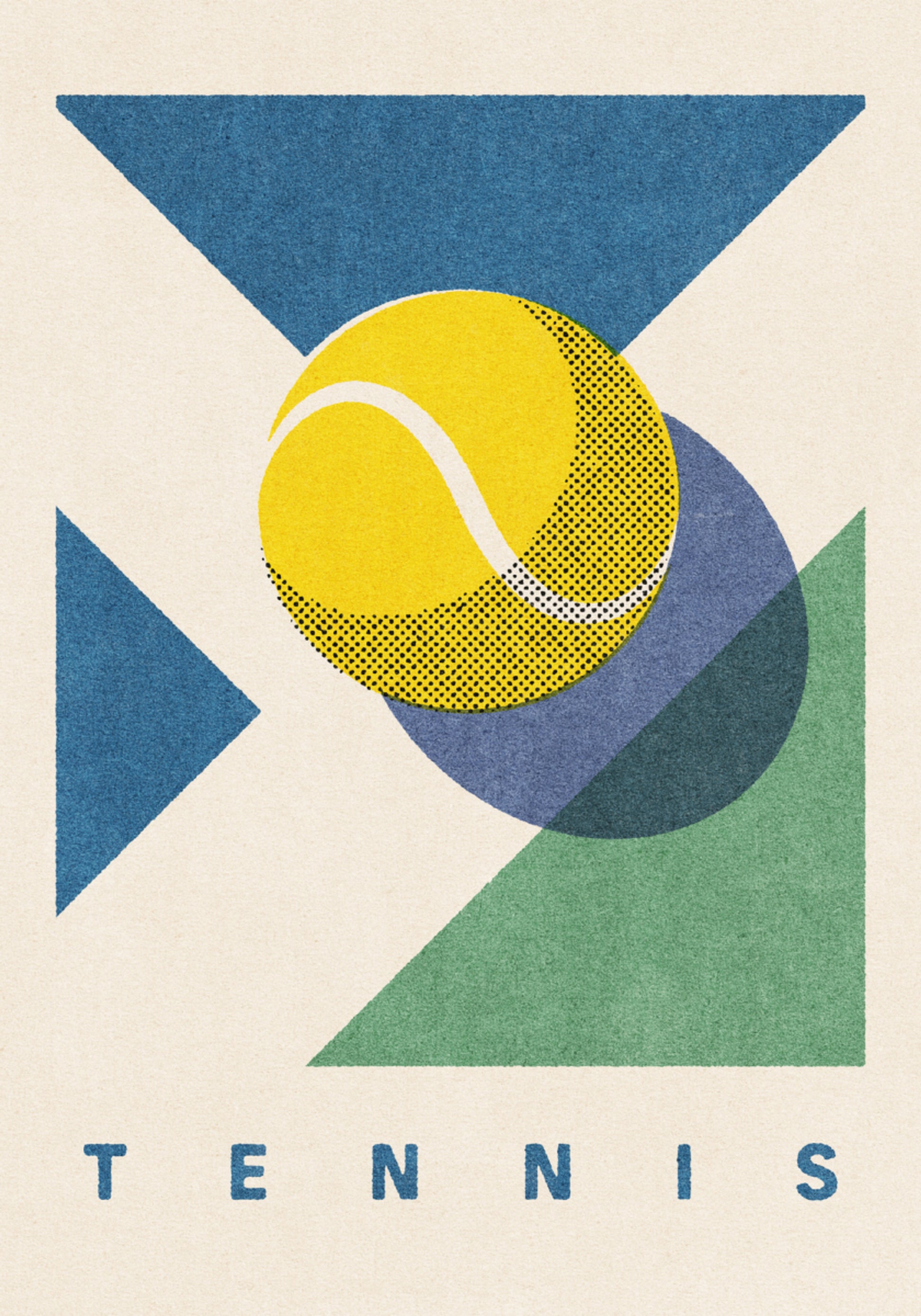 Geometric Tennis Ball