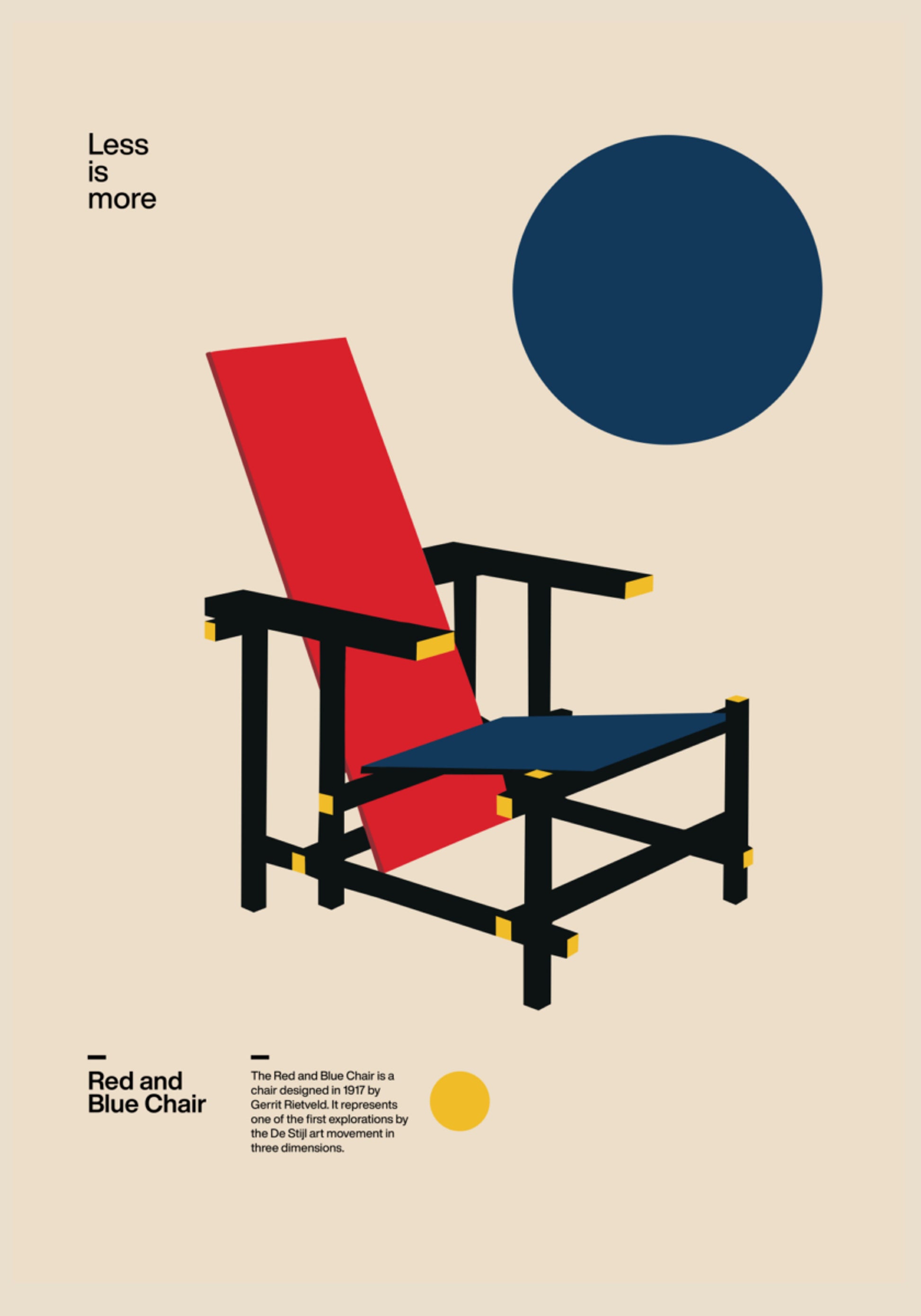 Red and Blue Chair