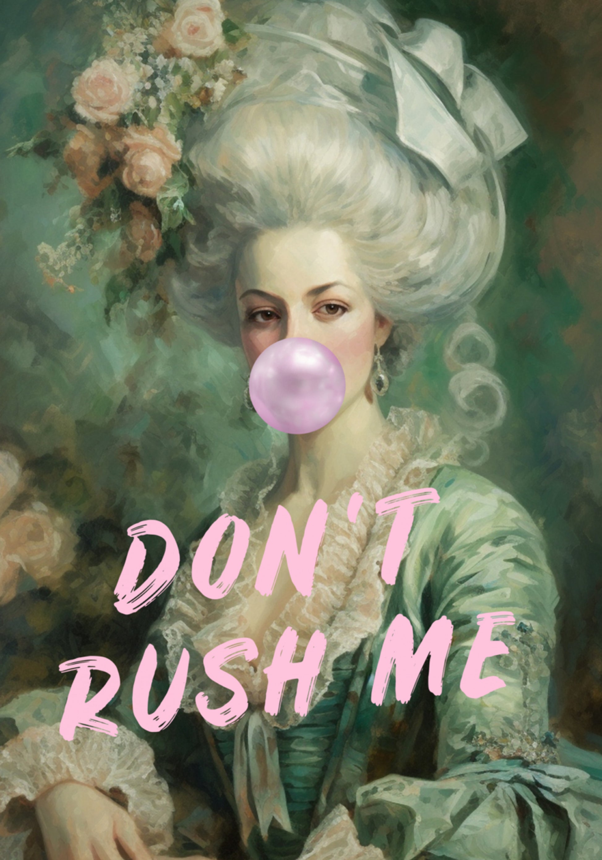 Sassy Rococo Bubblegum Lady