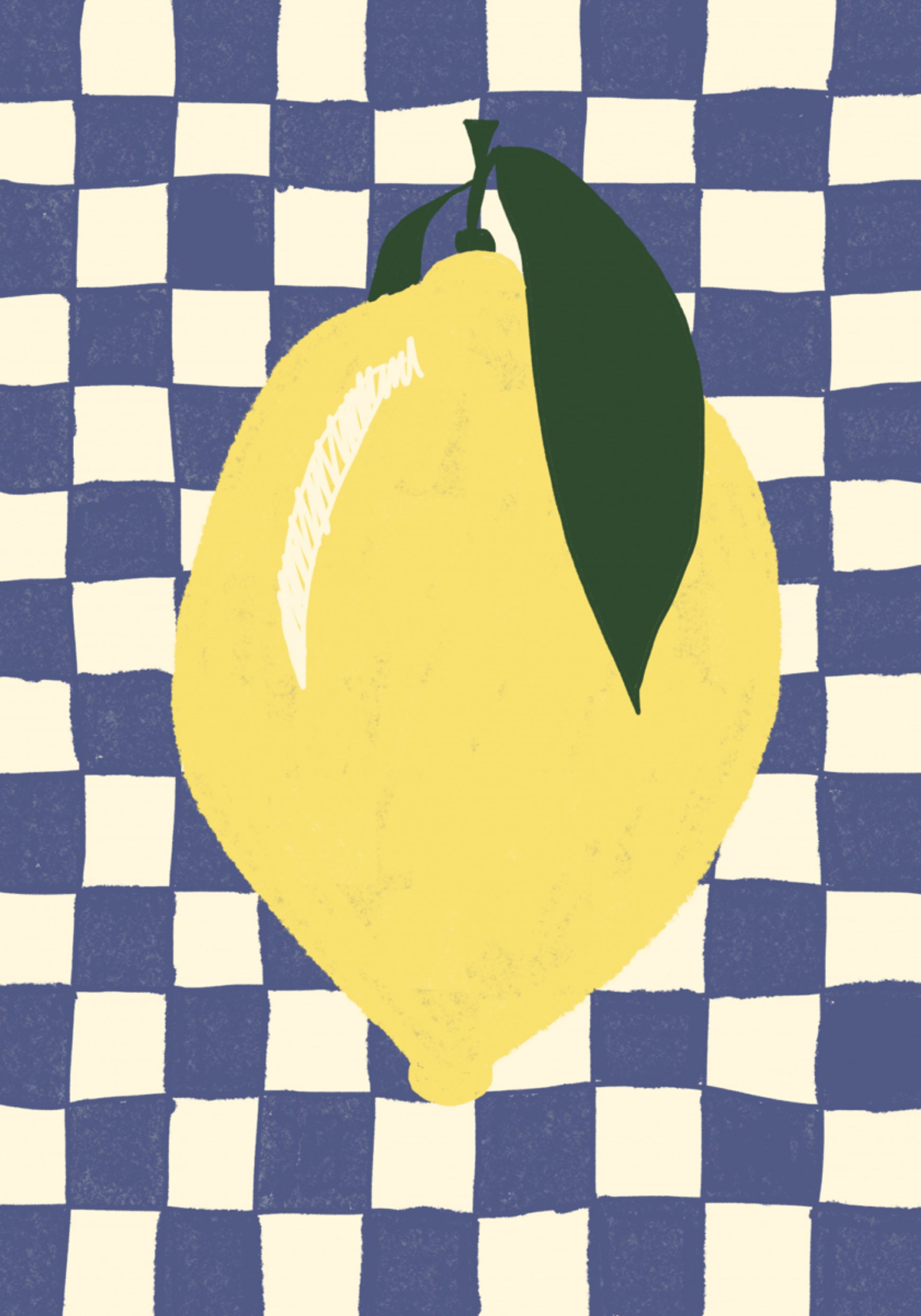 Blue Checkered Lemon