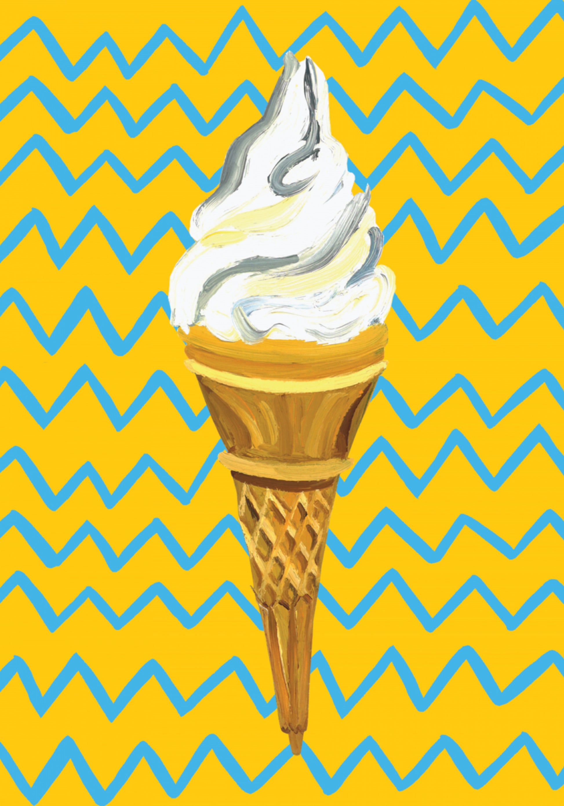 Sweet Soft Serve Cone