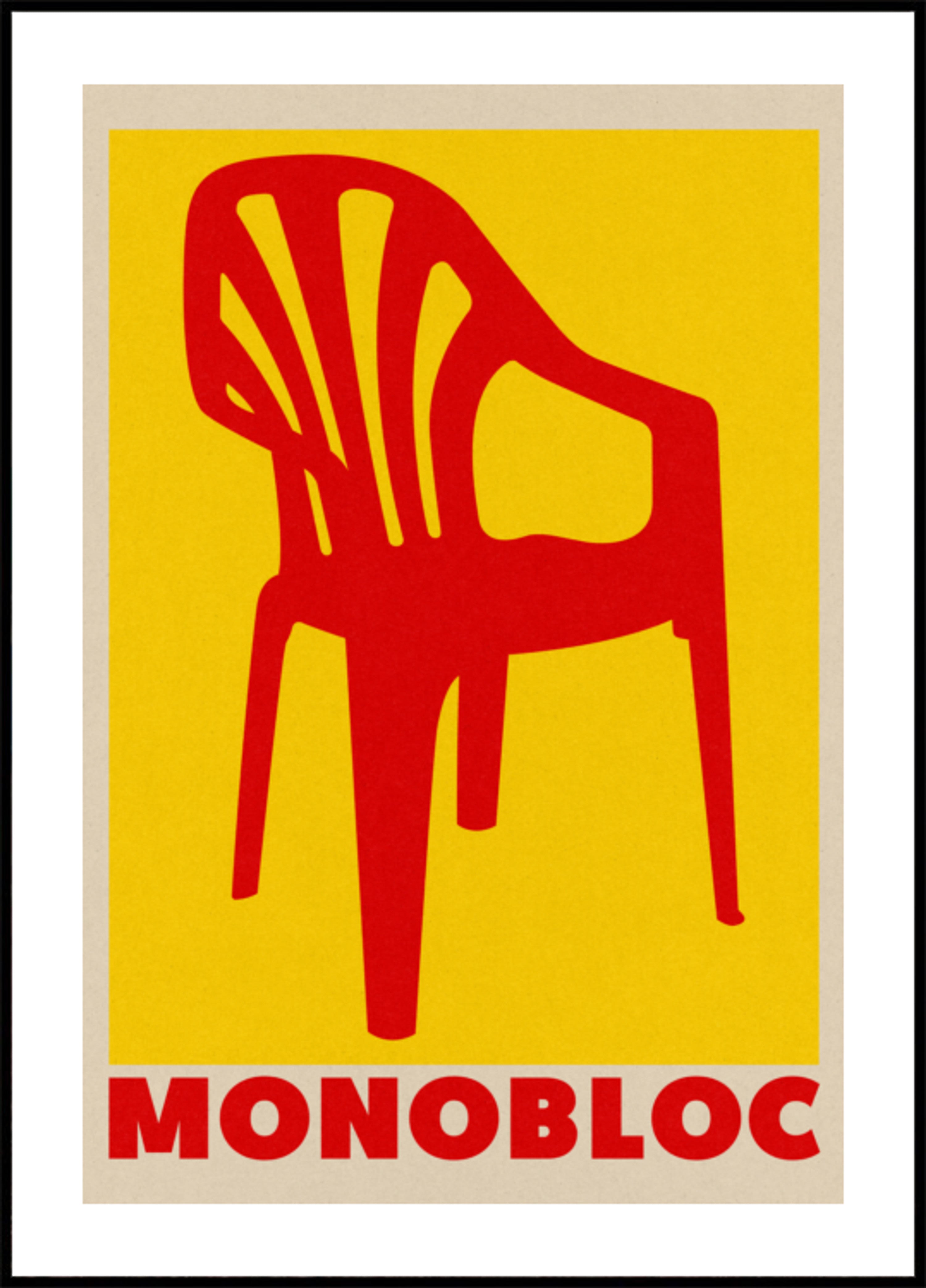 Red Monobloc Chair
