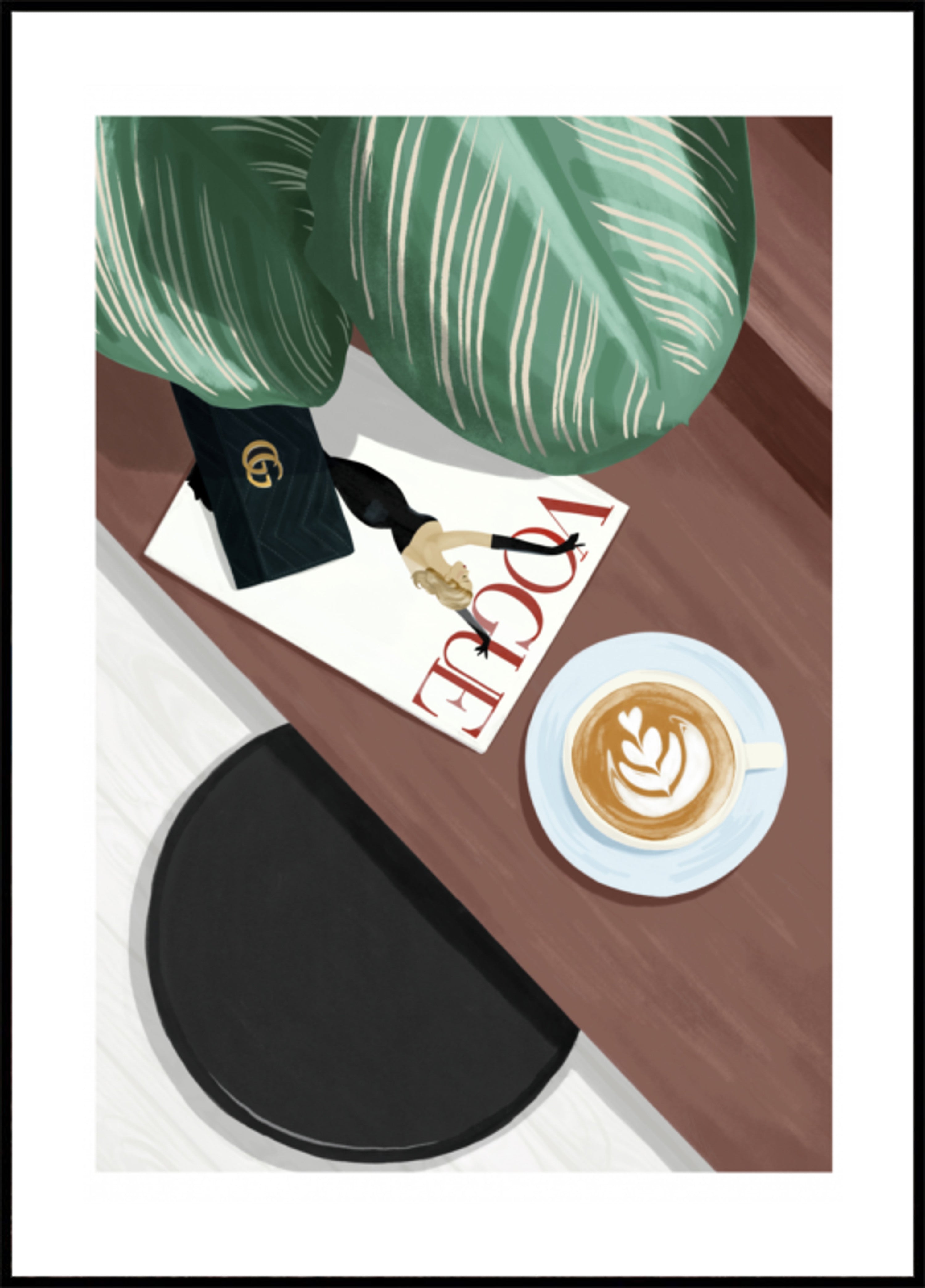 Elegant Coffee Flatlay