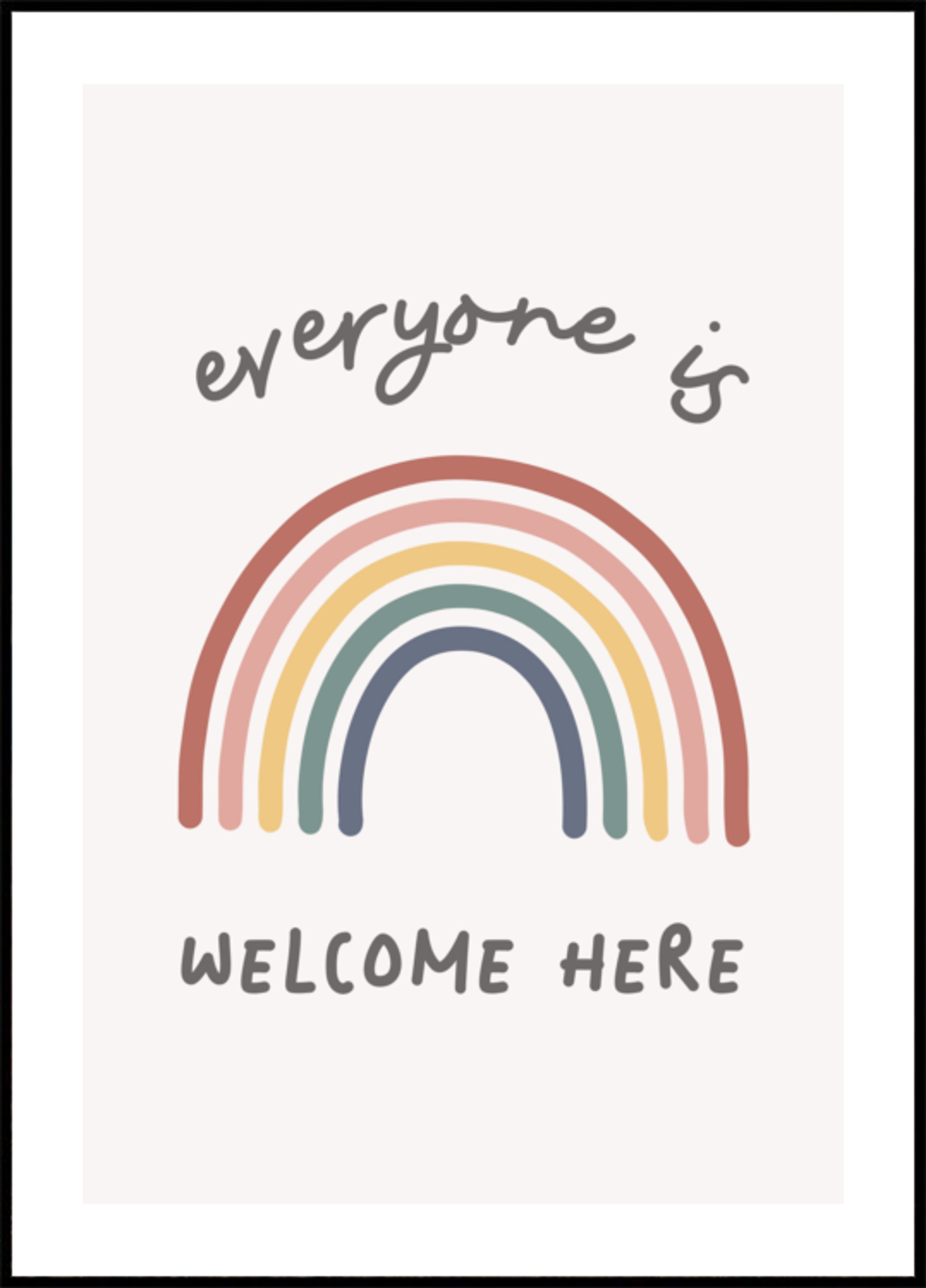 Everyone Welcome Rainbow