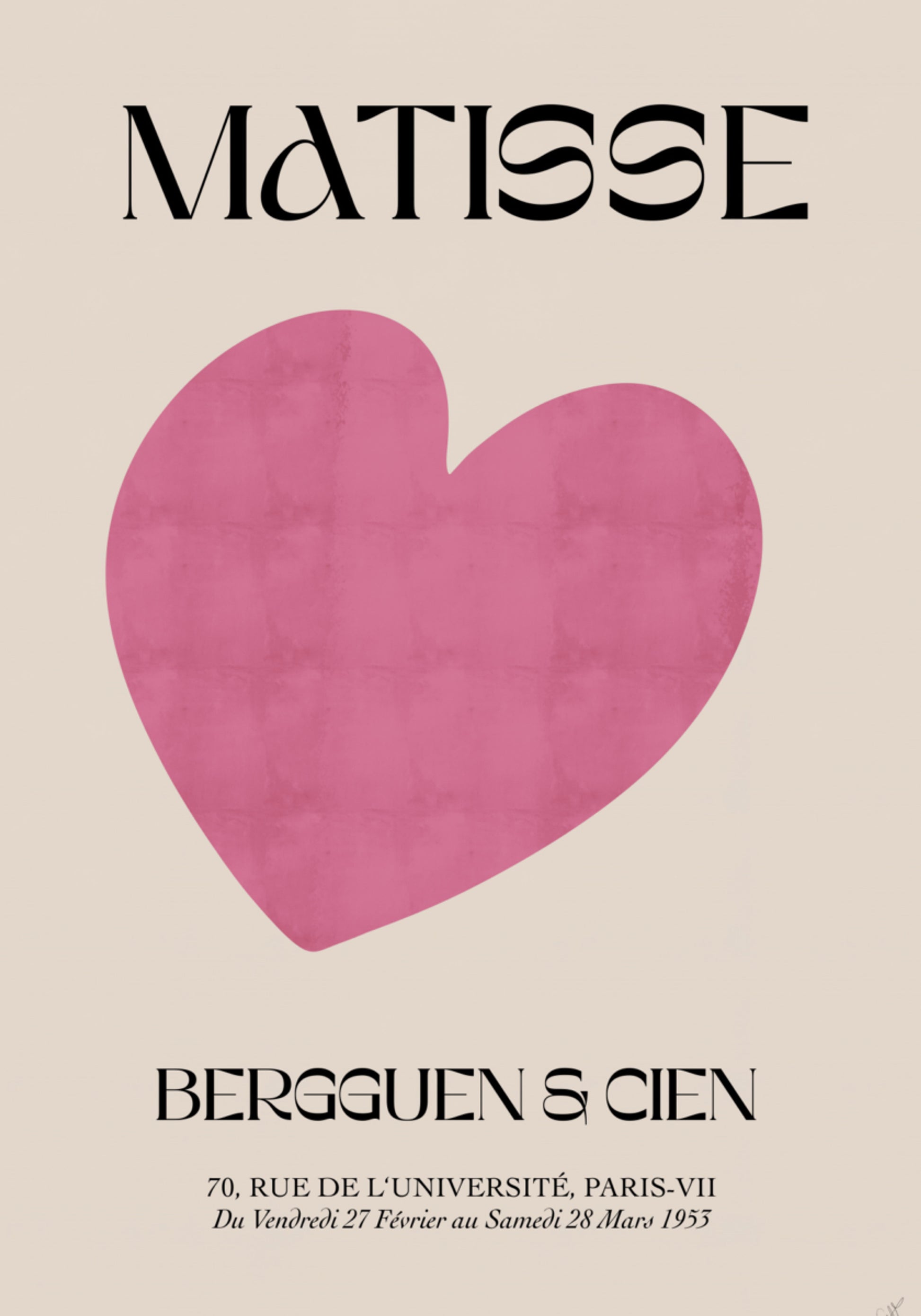 Minimal Pink Heart