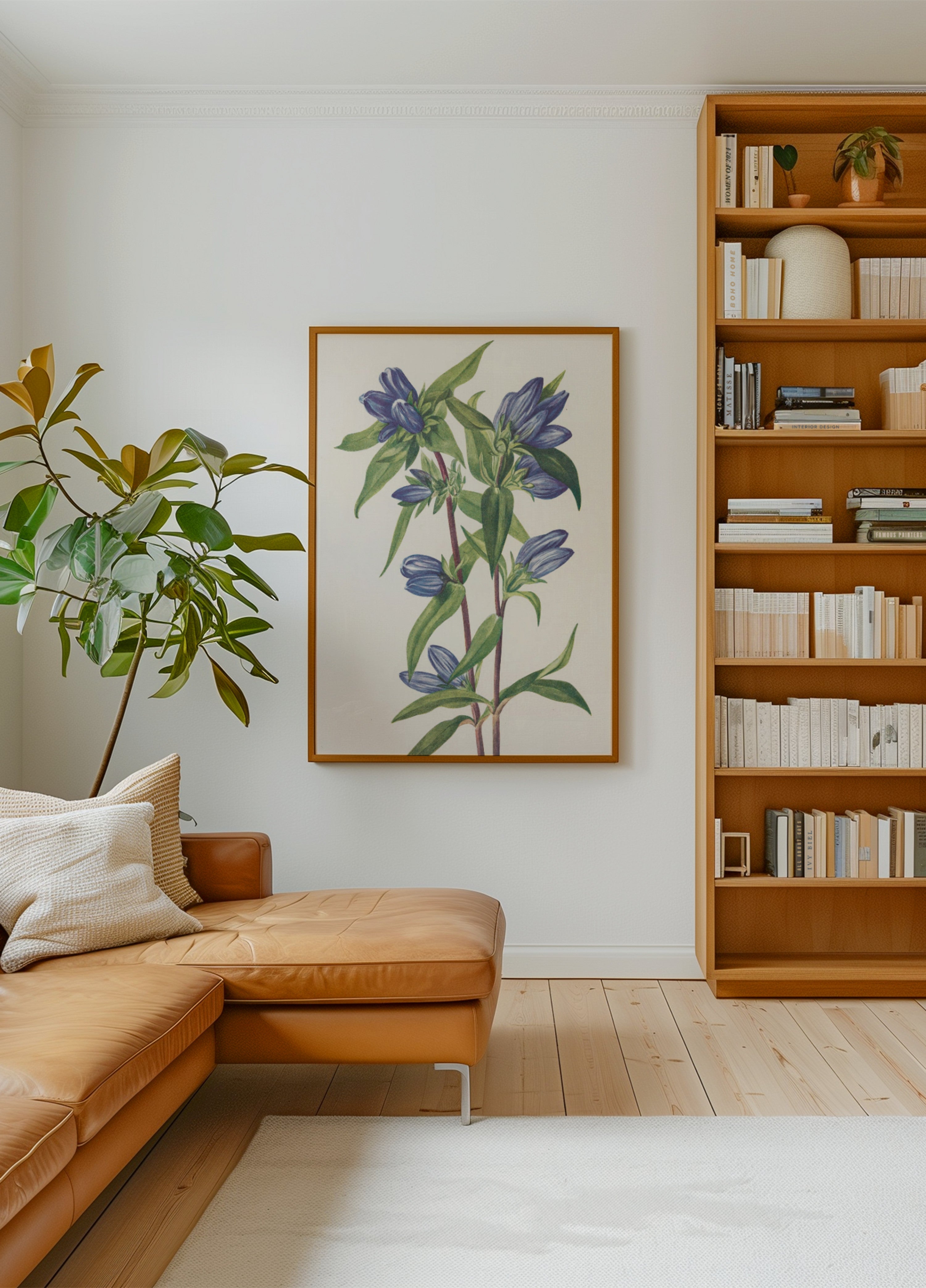 Bottle Gentian From North American Wildflowers By Mary Vaux Walcott