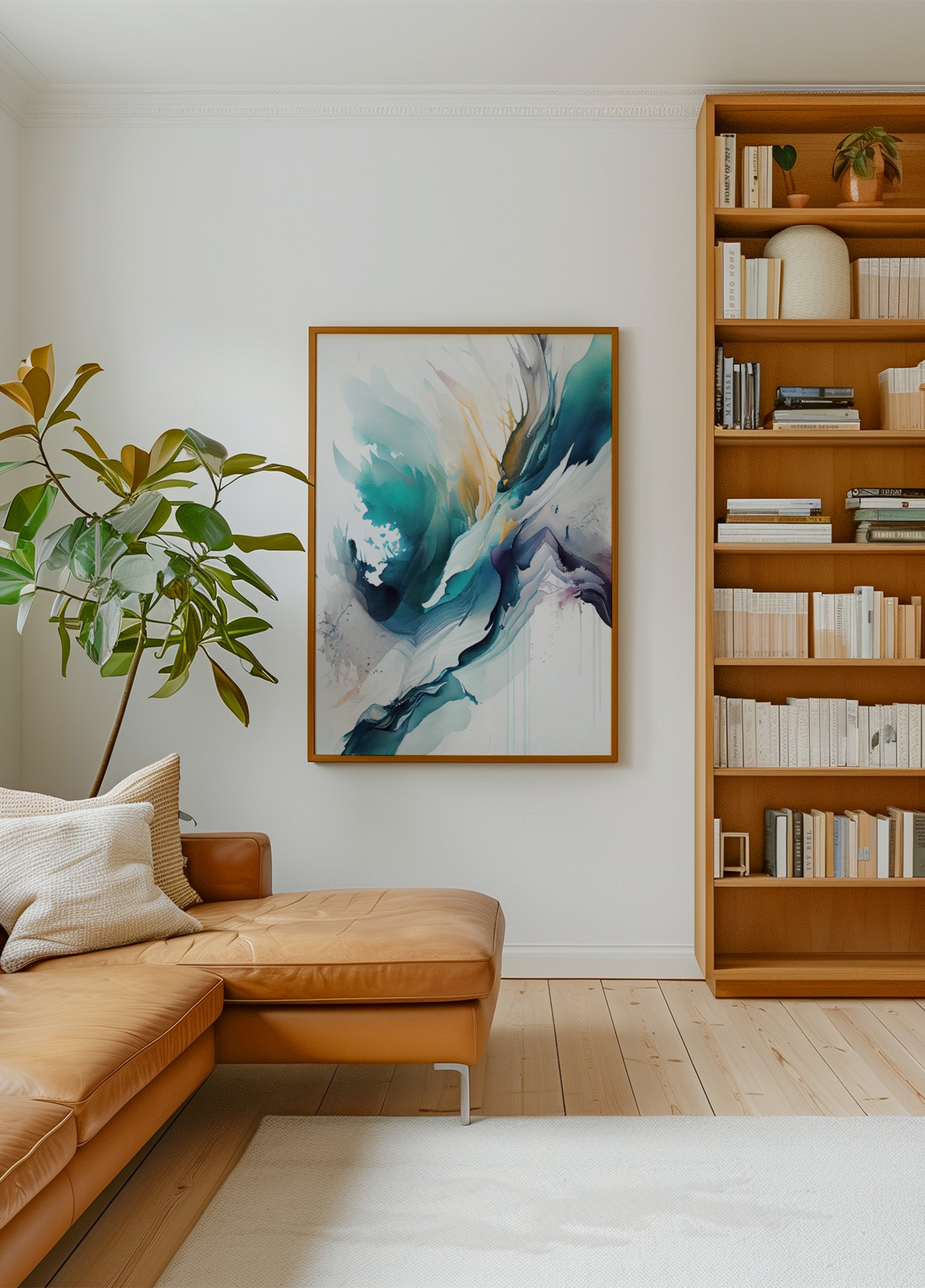 Fluid Teal Gold