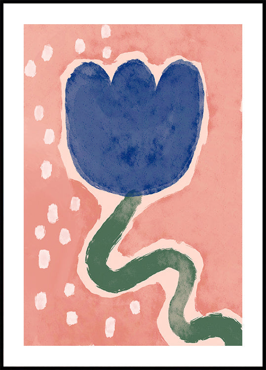 Bluetulip Poster