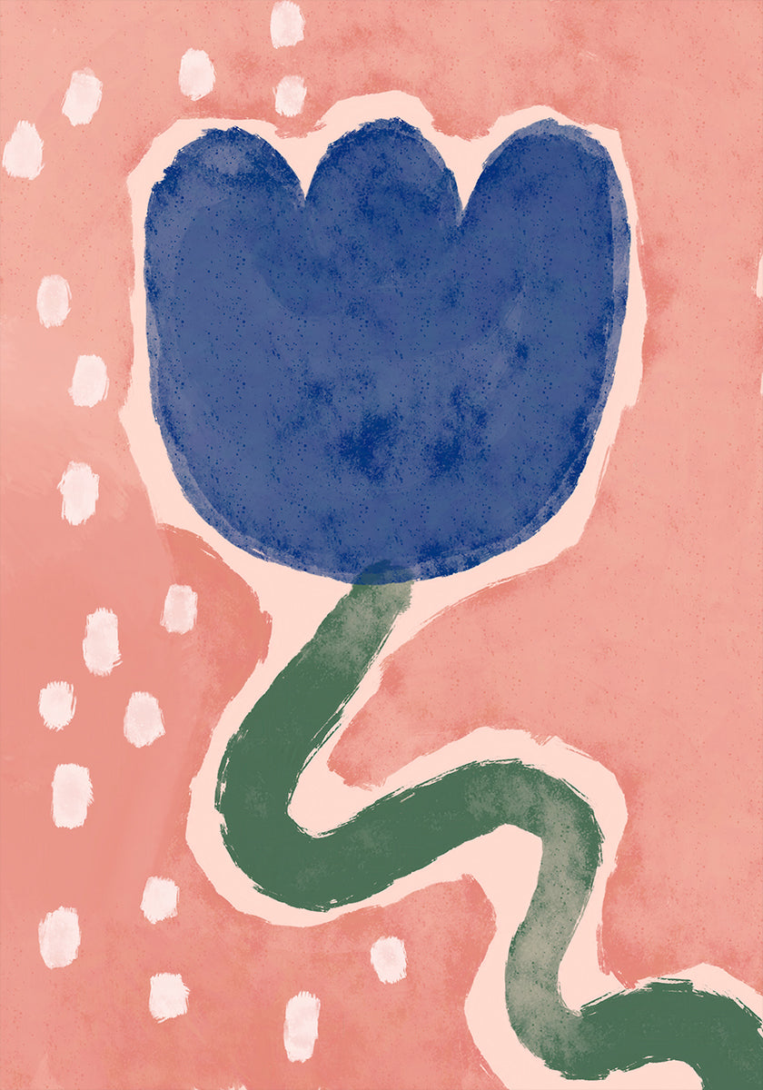 Bluetulip Poster