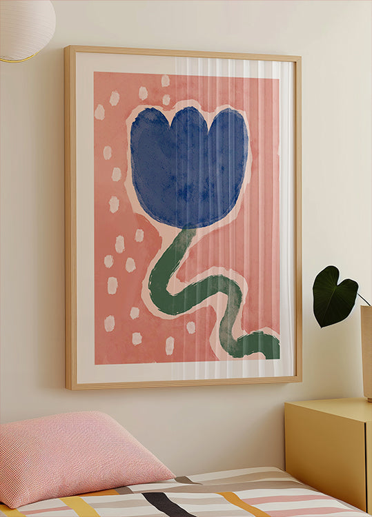 Bluetulip Poster