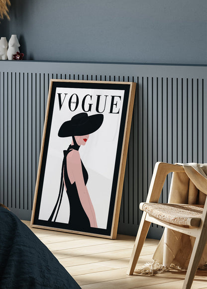 Chic Paris Fashion Poster