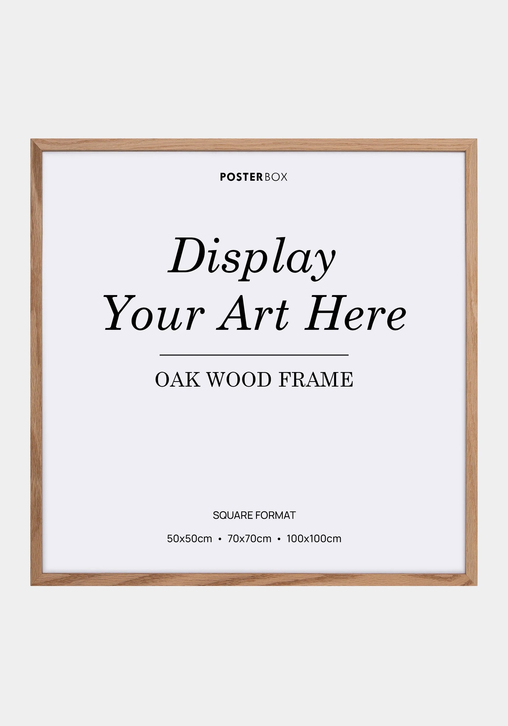 Oak Wooden Frame, Square