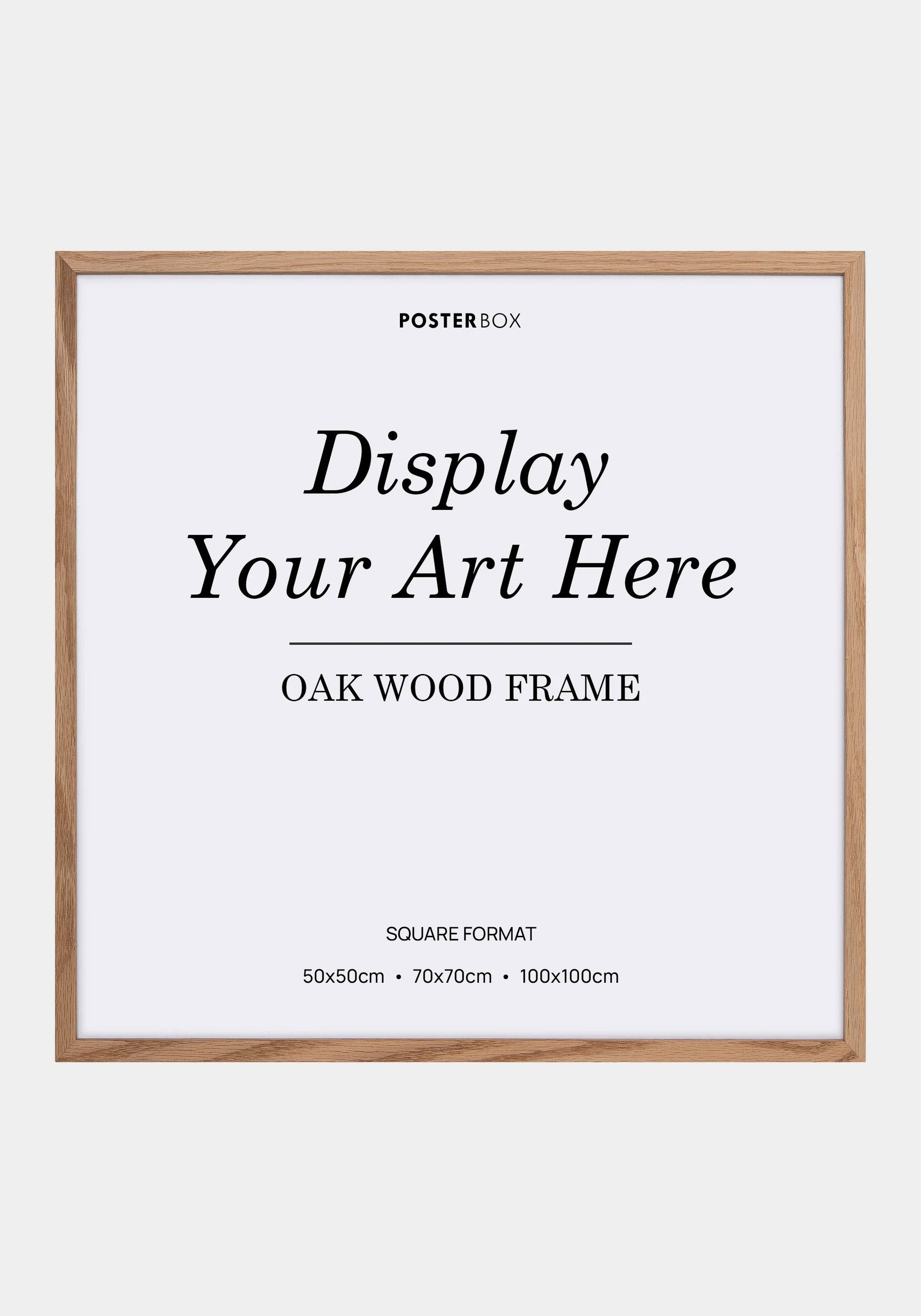 Oak Wooden Frame, Square